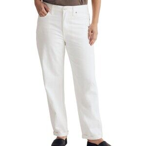 Madewell Jeans Size 29 Tile White The Slouchy Boy Jean Straight Leg All Cotton